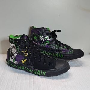 Converse X DC Comics Chuck Taylor All Star High-Top "The Joker" sneakers